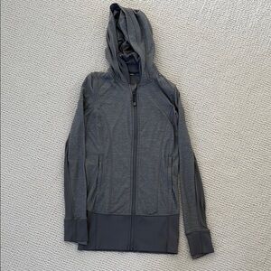 Lululemon Gray Hooded Zip-Up Jacket Size 4